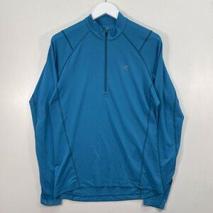Blue Arcteryx Quarter Zip Long